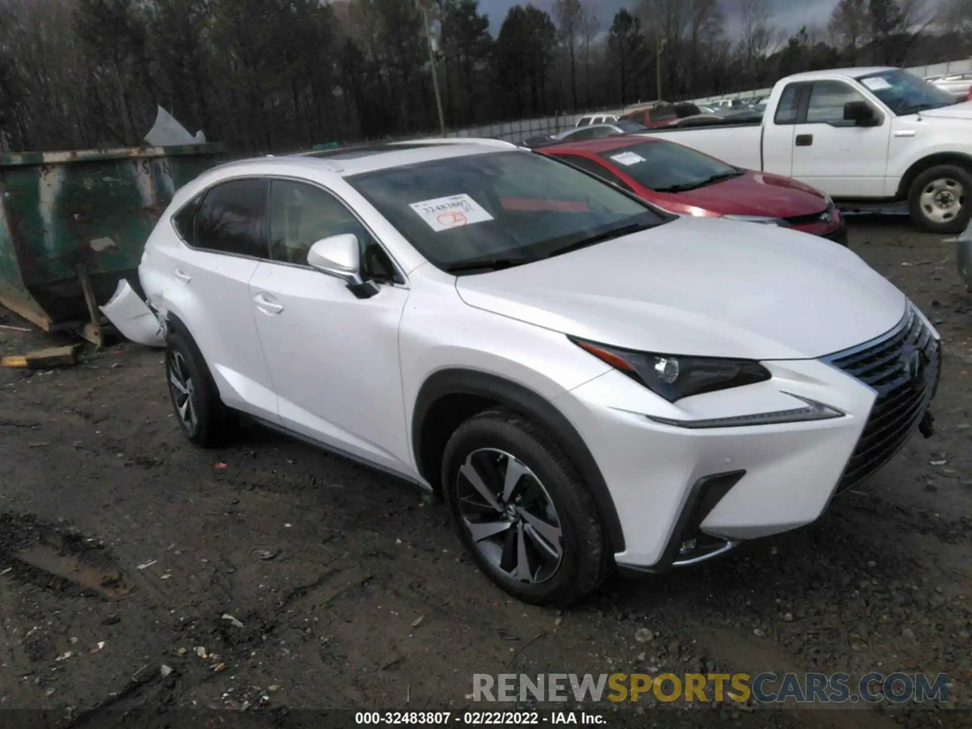 1 Фотография поврежденного автомобиля JTJGARBZ0M5021822 LEXUS NX 2021