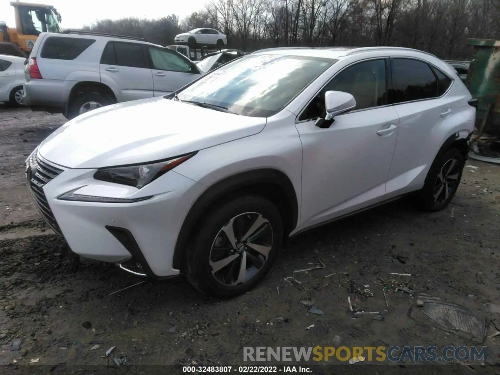 2 Фотография поврежденного автомобиля JTJGARBZ0M5021822 LEXUS NX 2021