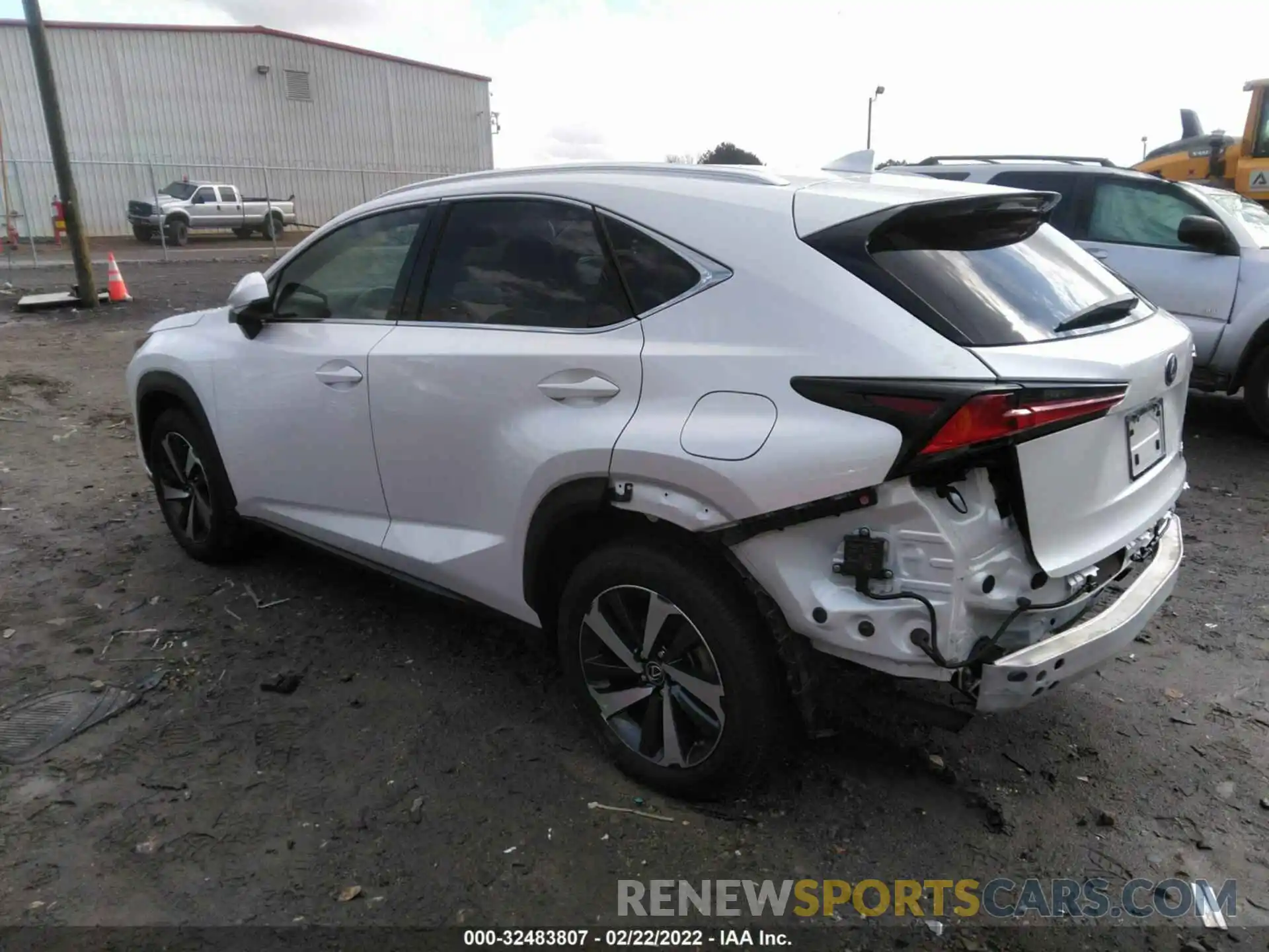 3 Фотография поврежденного автомобиля JTJGARBZ0M5021822 LEXUS NX 2021