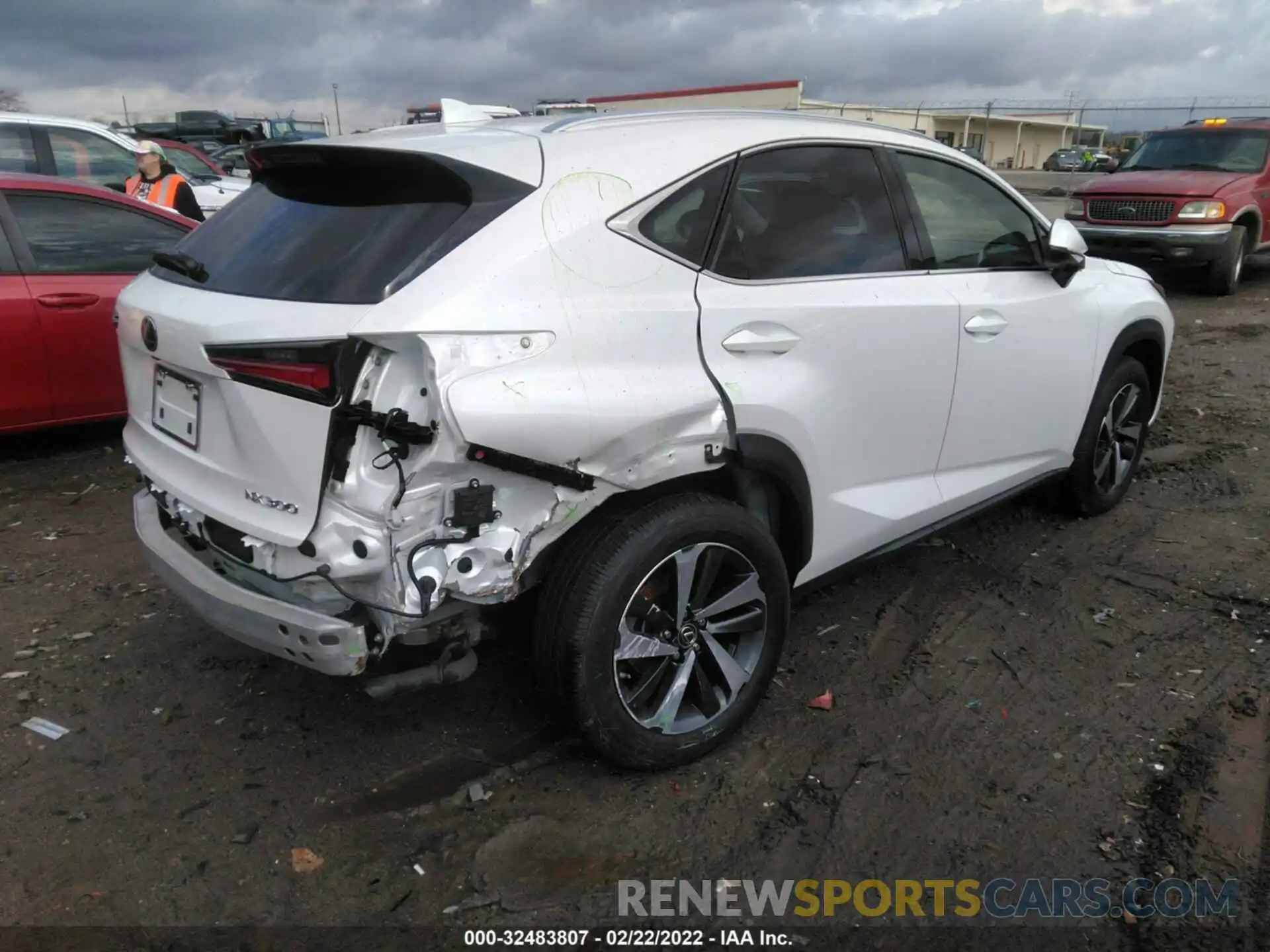 4 Фотография поврежденного автомобиля JTJGARBZ0M5021822 LEXUS NX 2021