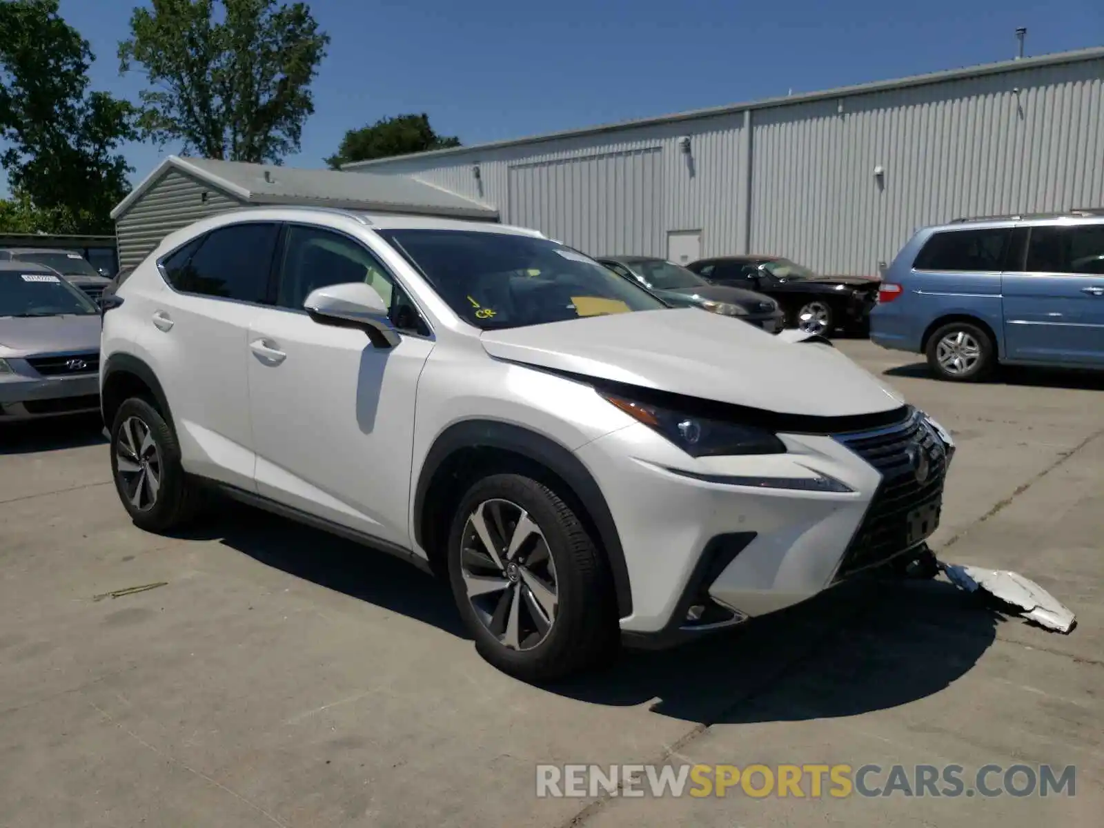 1 Photograph of a damaged car JTJGARBZ0M5026454 LEXUS NX 2021