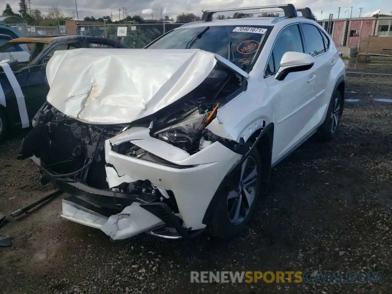 2 Photograph of a damaged car JTJGARBZ0M5026681 LEXUS NX 2021