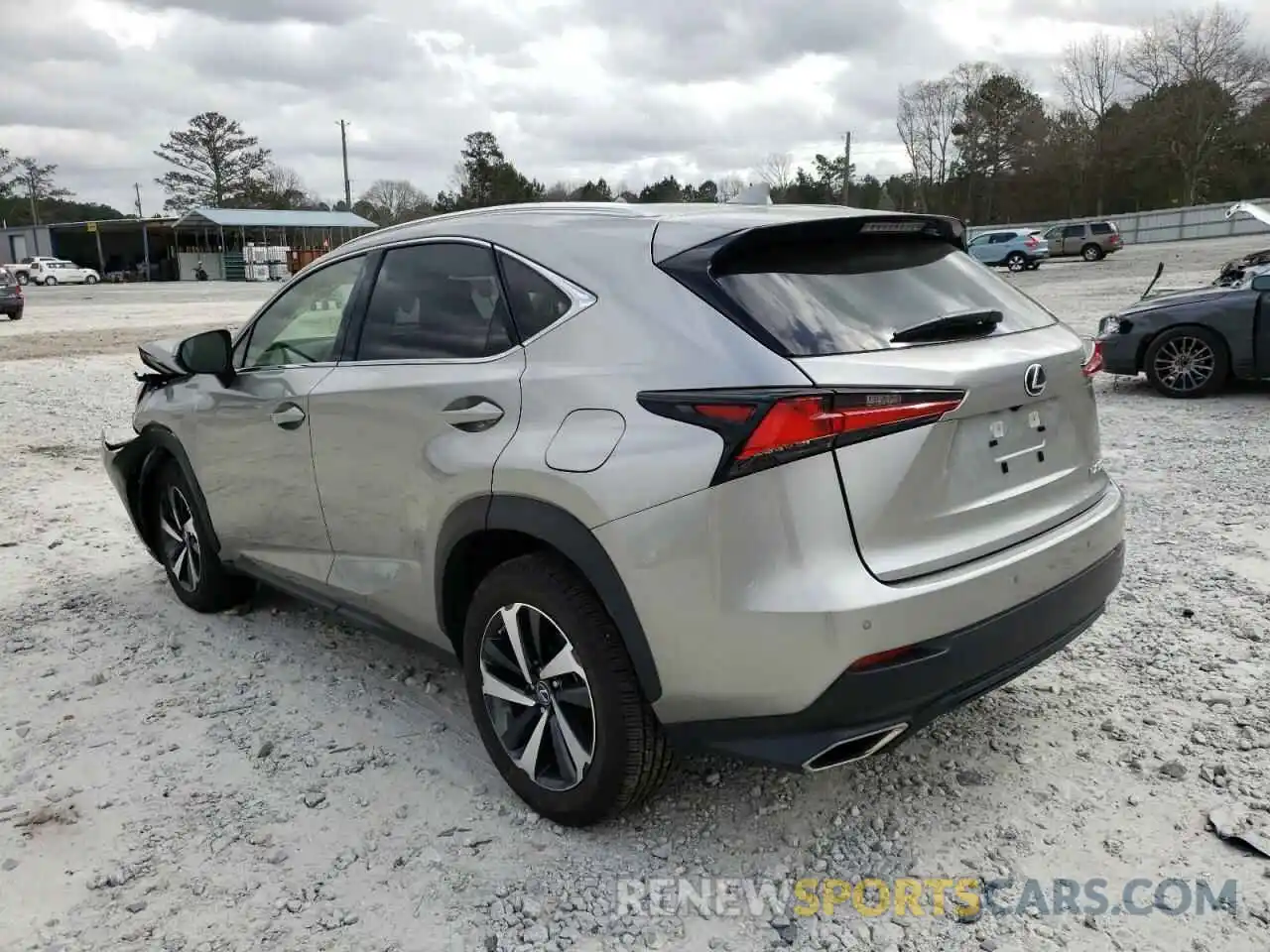 3 Фотография поврежденного автомобиля JTJGARBZ0M5033467 LEXUS NX 2021