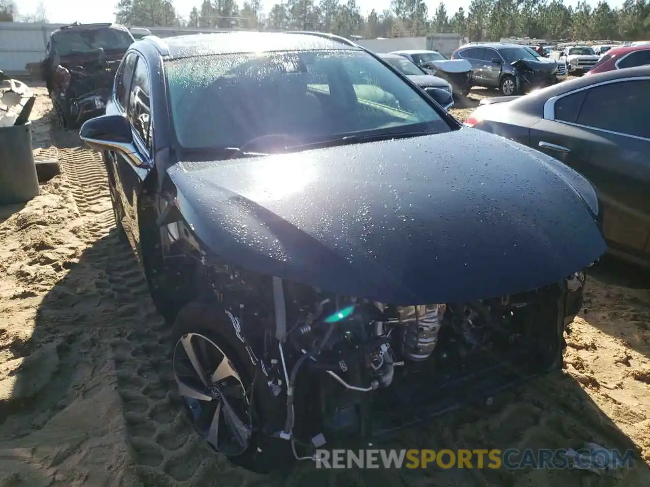 1 Photograph of a damaged car JTJGARBZ1M2181077 LEXUS NX 2021