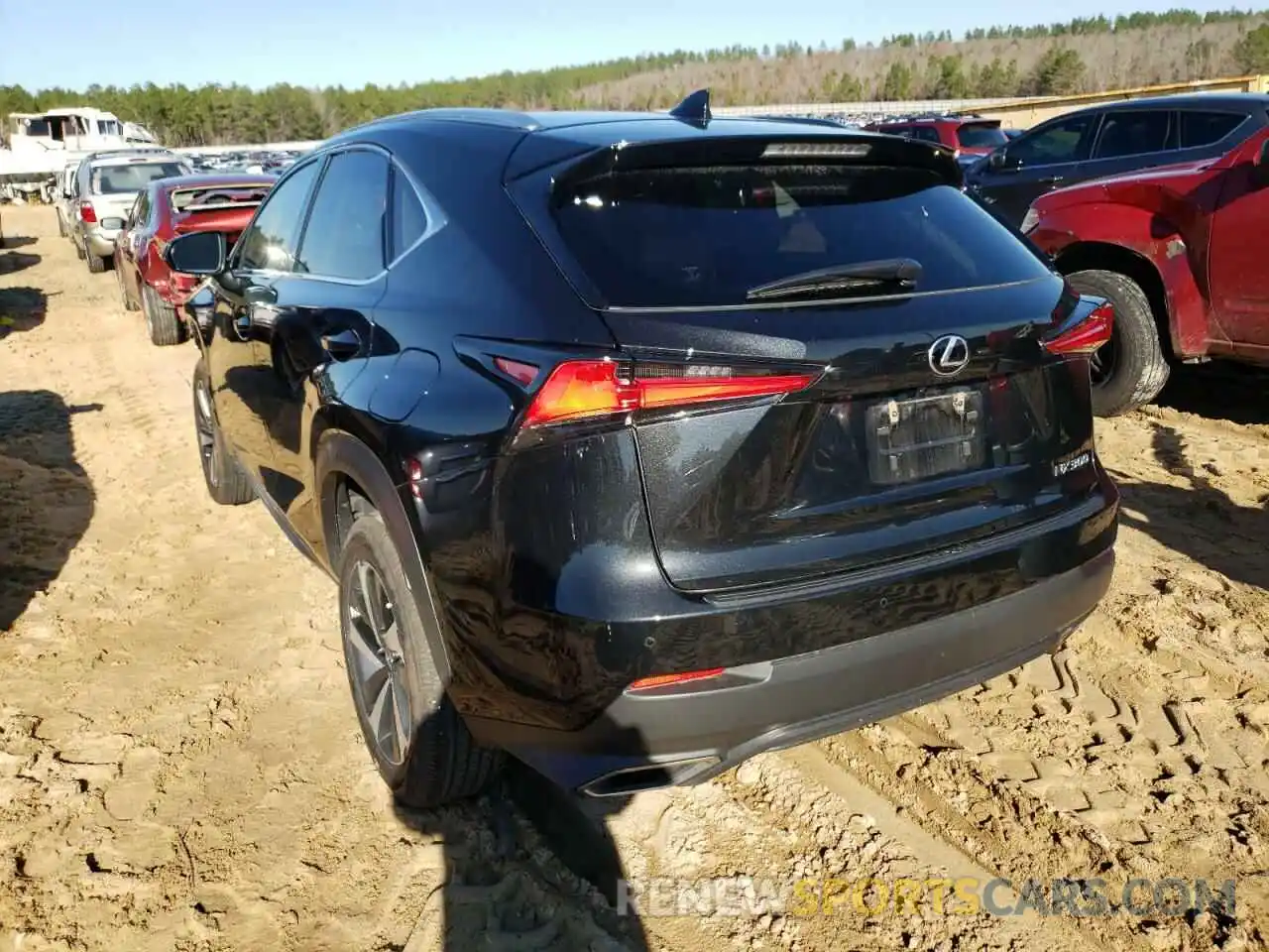 3 Photograph of a damaged car JTJGARBZ1M2181077 LEXUS NX 2021