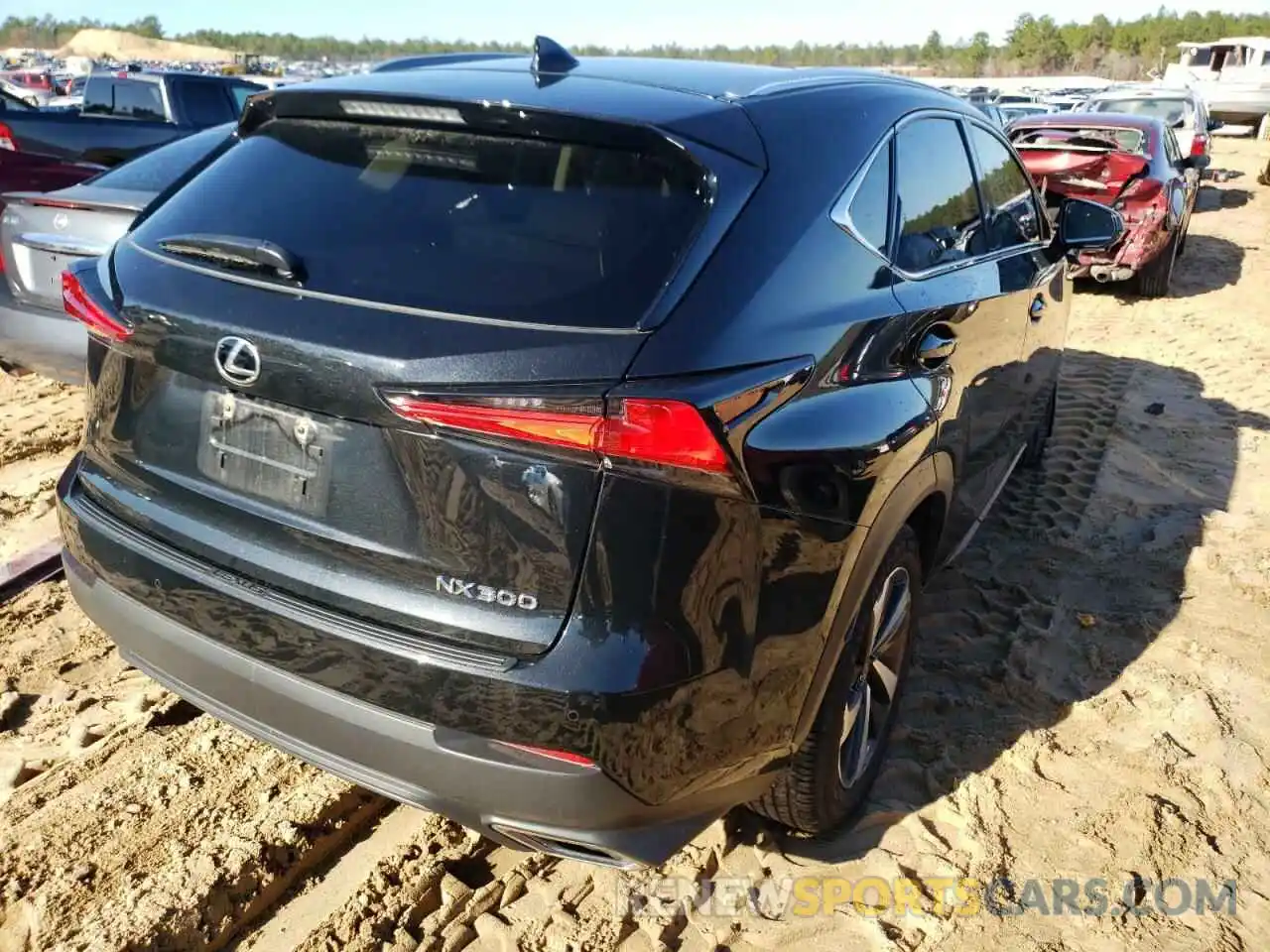 4 Фотография поврежденного автомобиля JTJGARBZ1M2181077 LEXUS NX 2021