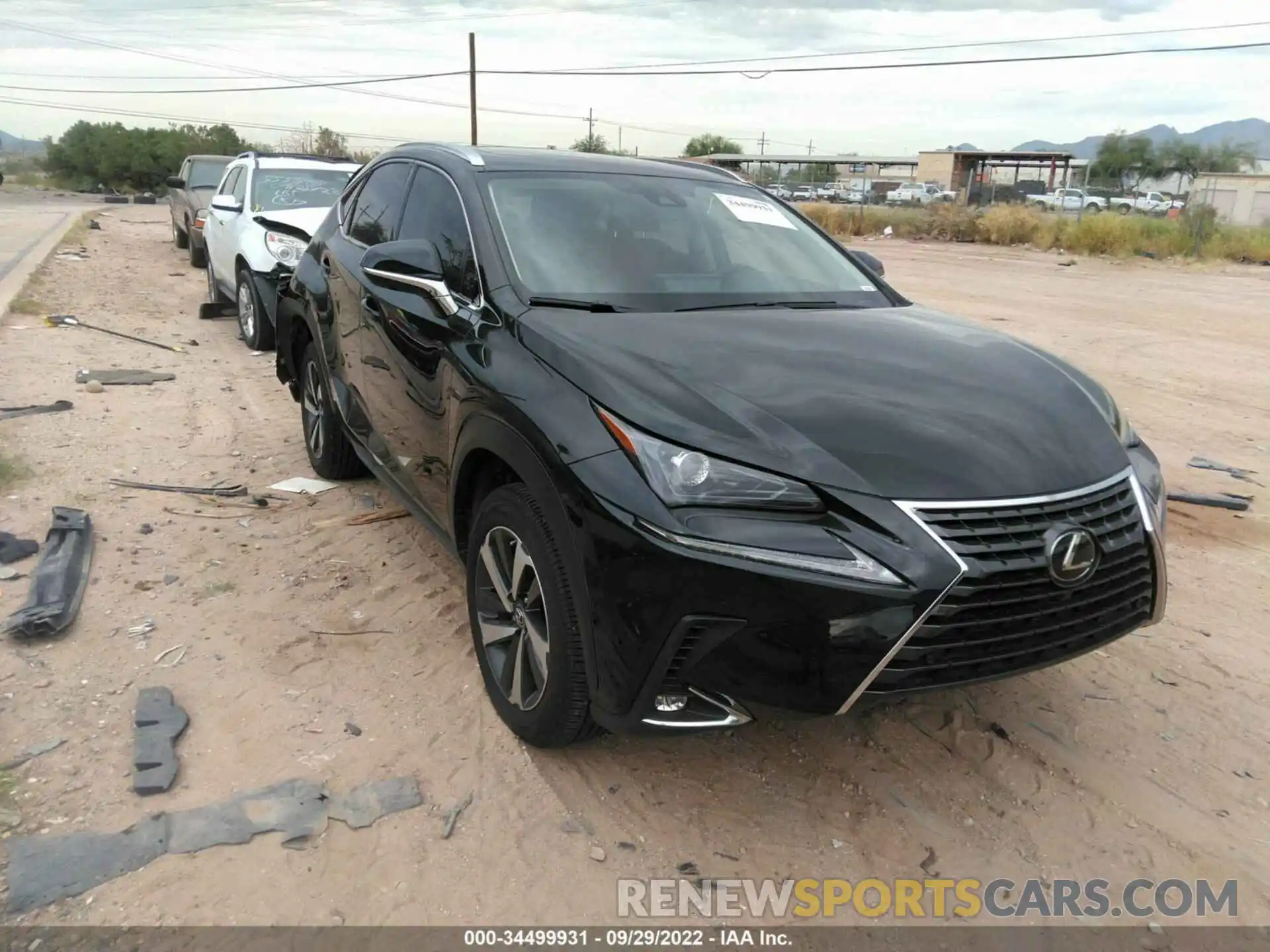 1 Photograph of a damaged car JTJGARBZ1M2191768 LEXUS NX 2021