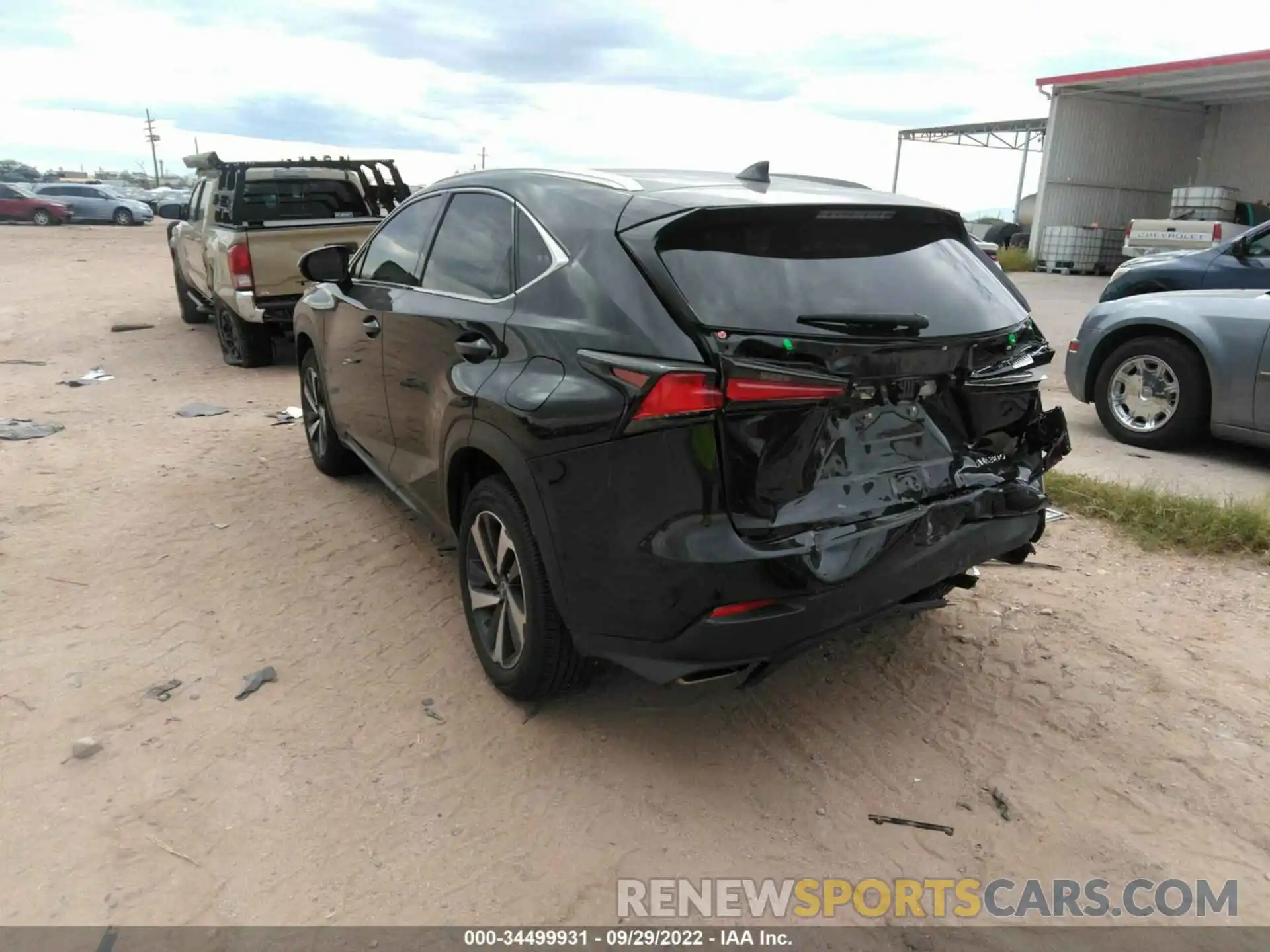 3 Photograph of a damaged car JTJGARBZ1M2191768 LEXUS NX 2021