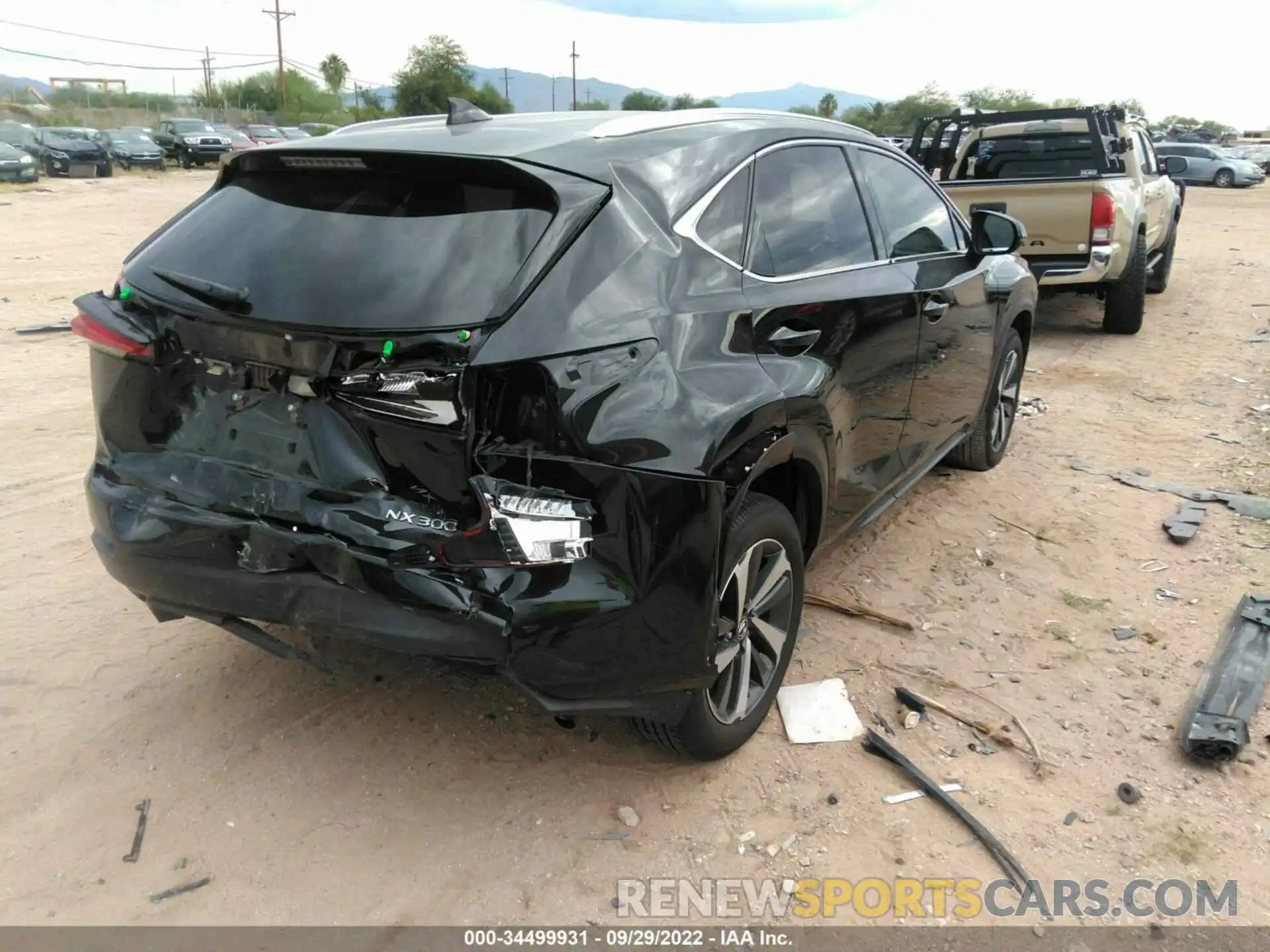 4 Photograph of a damaged car JTJGARBZ1M2191768 LEXUS NX 2021