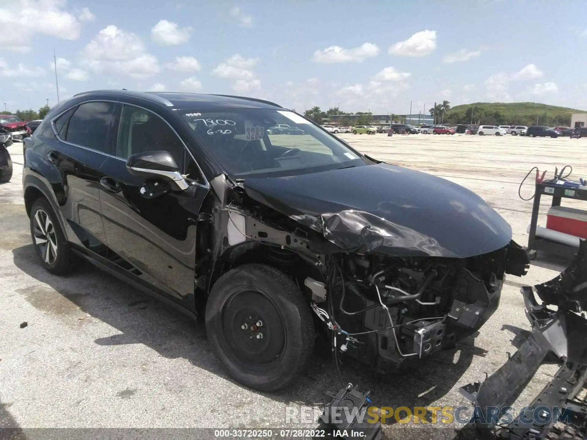 1 Photograph of a damaged car JTJGARBZ1M2197800 LEXUS NX 2021