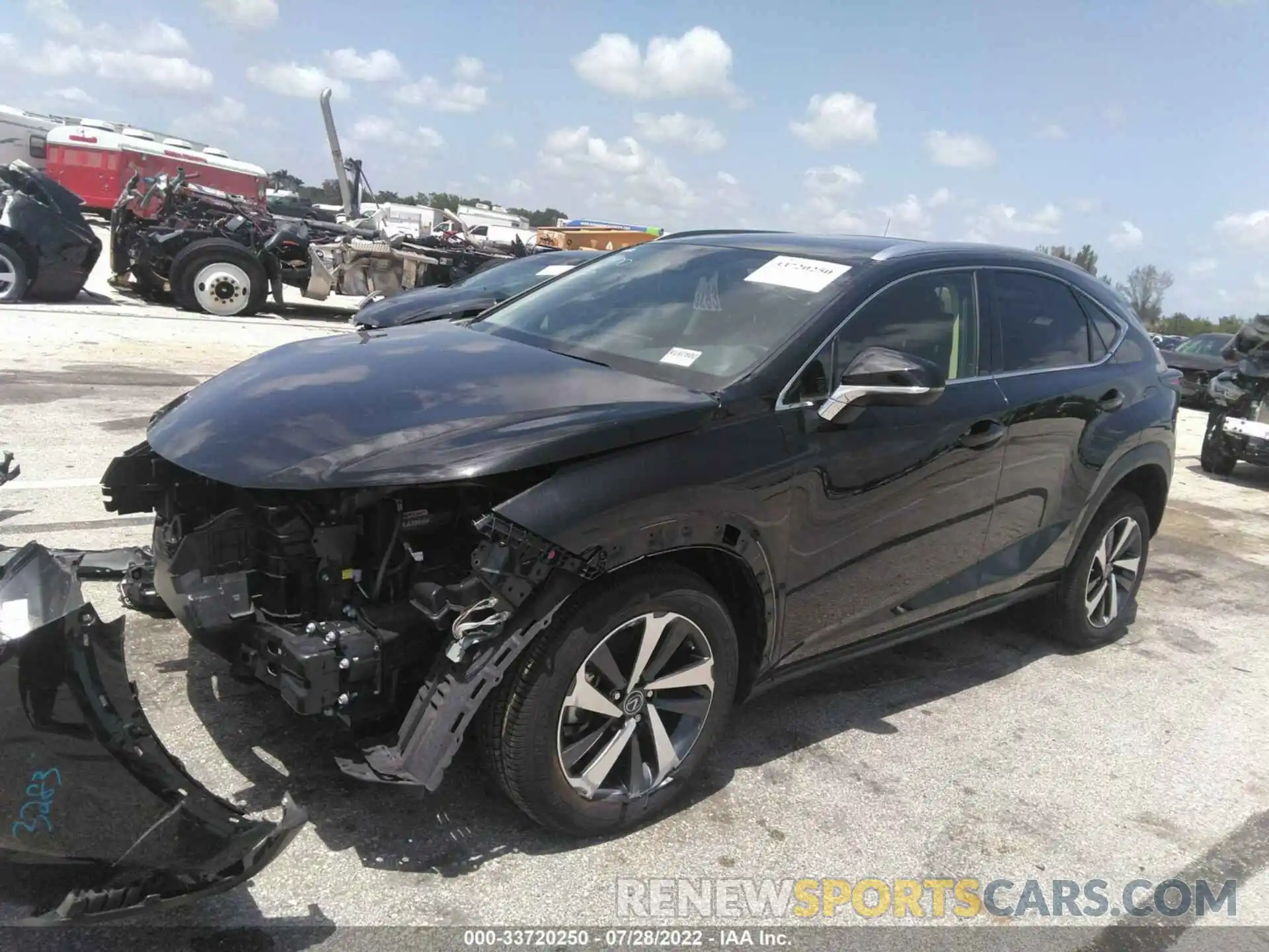 2 Photograph of a damaged car JTJGARBZ1M2197800 LEXUS NX 2021