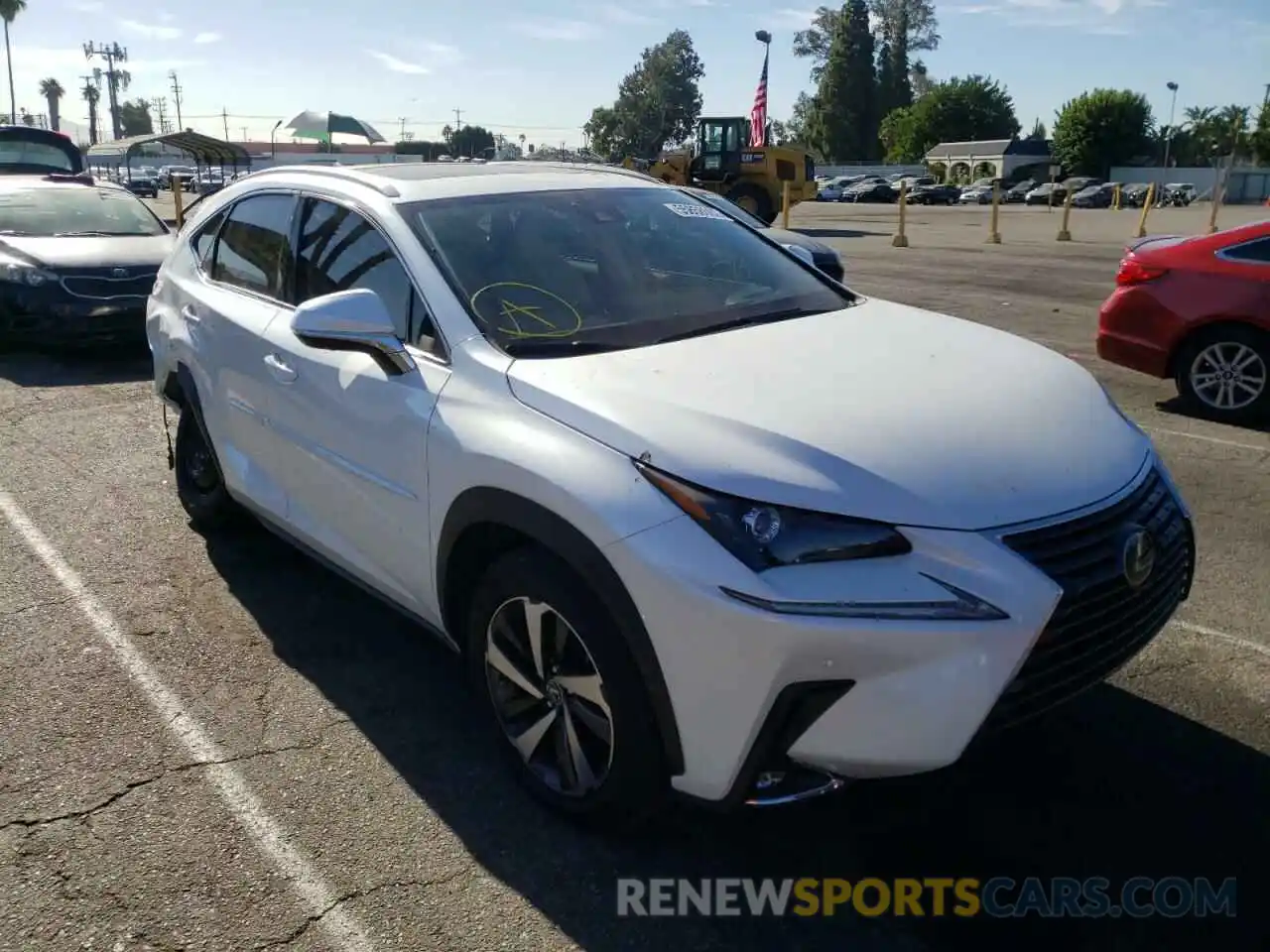 1 Photograph of a damaged car JTJGARBZ1M5027113 LEXUS NX 2021