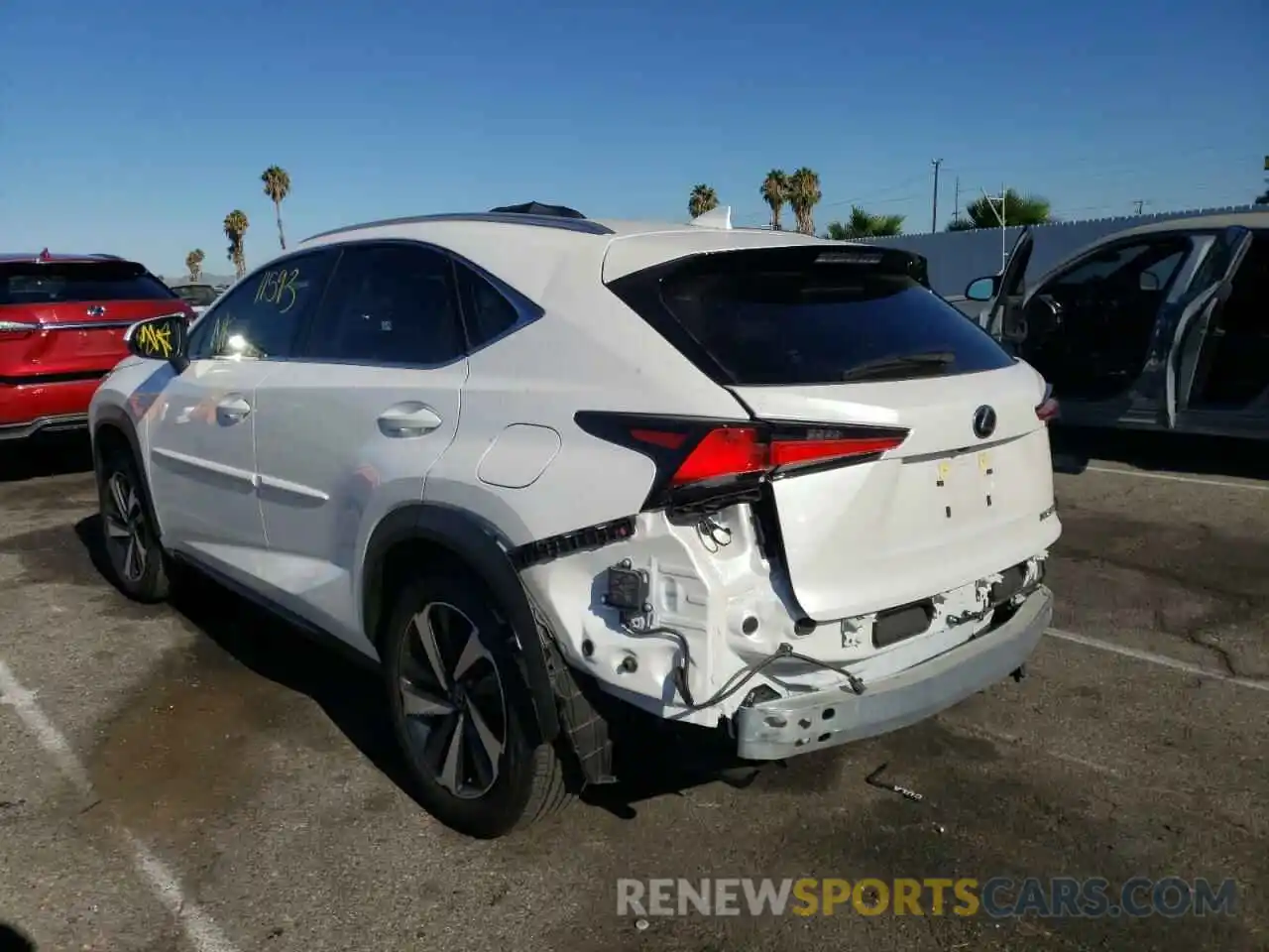 3 Photograph of a damaged car JTJGARBZ1M5027113 LEXUS NX 2021