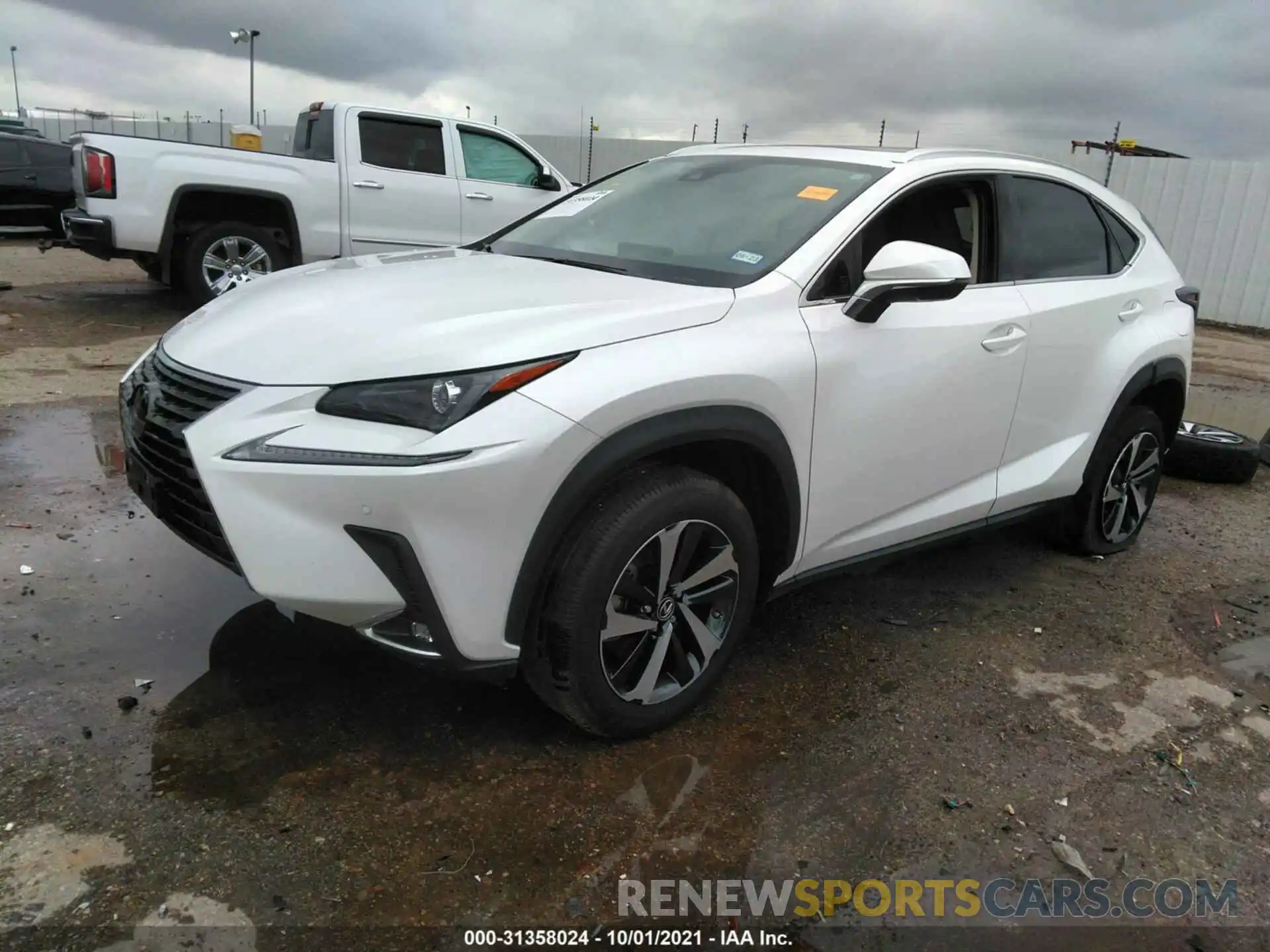 2 Photograph of a damaged car JTJGARBZ1M5030285 LEXUS NX 2021