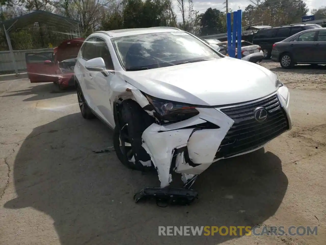 1 Photograph of a damaged car JTJGARBZ1M5034241 LEXUS NX 2021