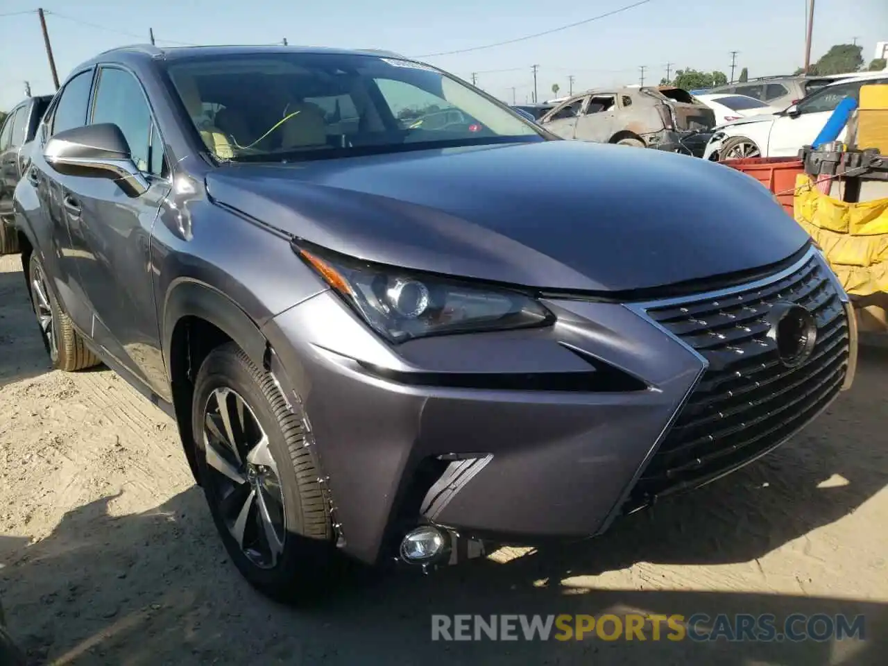 1 Photograph of a damaged car JTJGARBZ2M2186711 LEXUS NX 2021