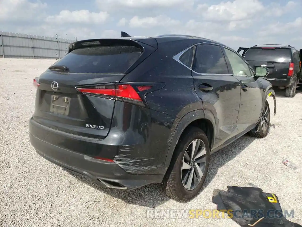 4 Фотография поврежденного автомобиля JTJGARBZ2M2191083 LEXUS NX 2021