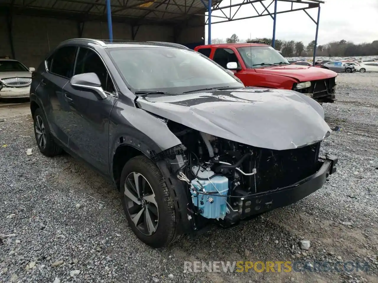 1 Photograph of a damaged car JTJGARBZ2M2197353 LEXUS NX 2021