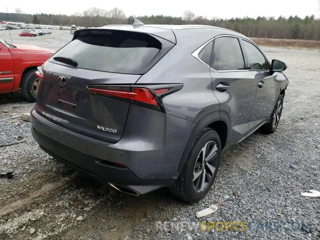 4 Photograph of a damaged car JTJGARBZ2M2197353 LEXUS NX 2021