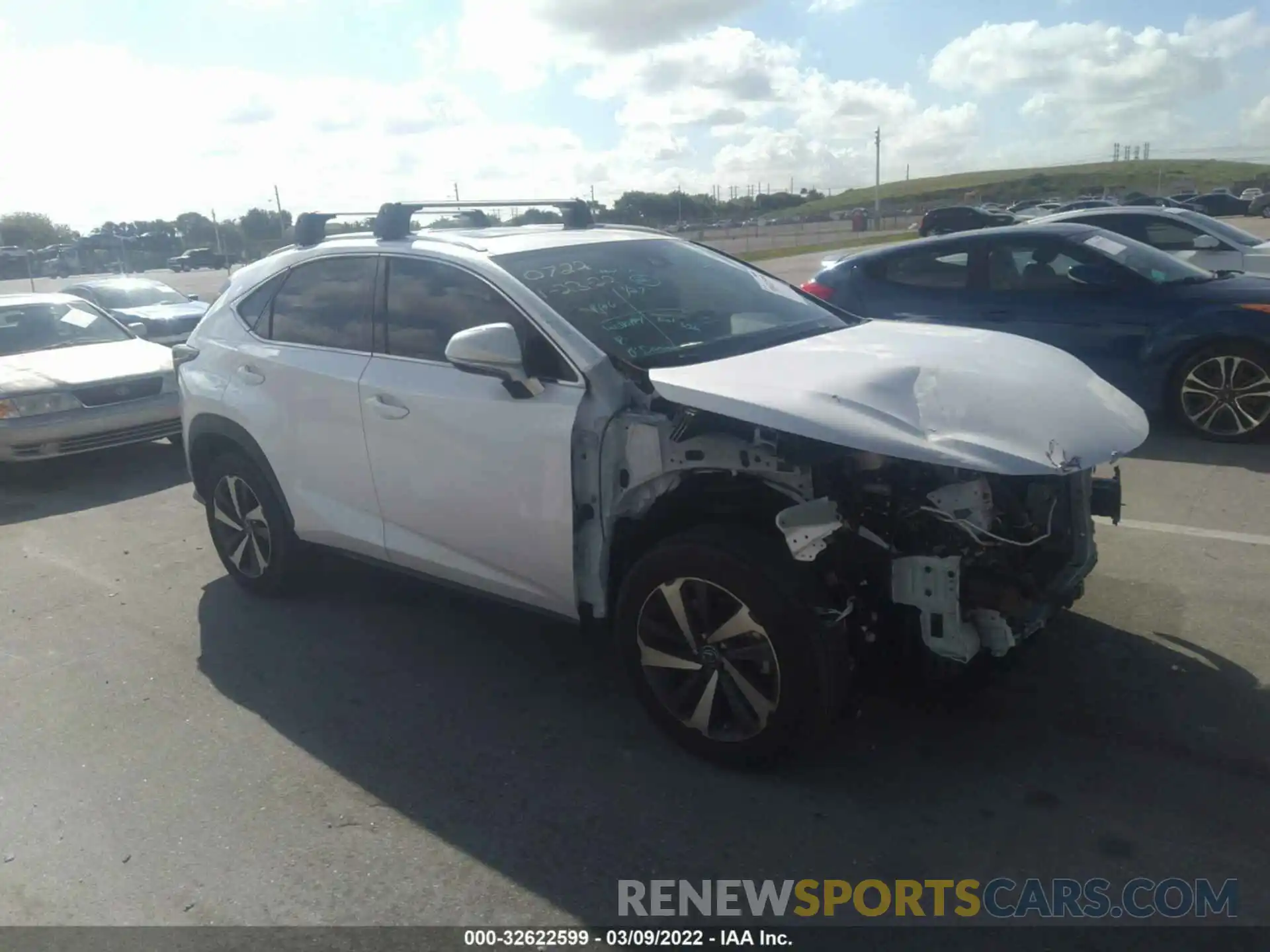 1 Photograph of a damaged car JTJGARBZ2M5020722 LEXUS NX 2021