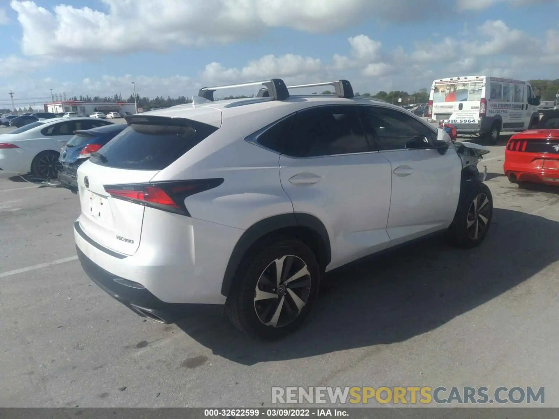 4 Фотография поврежденного автомобиля JTJGARBZ2M5020722 LEXUS NX 2021