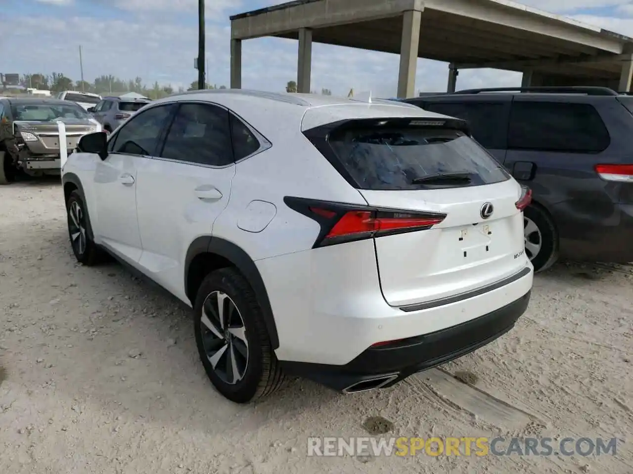 3 Фотография поврежденного автомобиля JTJGARBZ2M5021191 LEXUS NX 2021