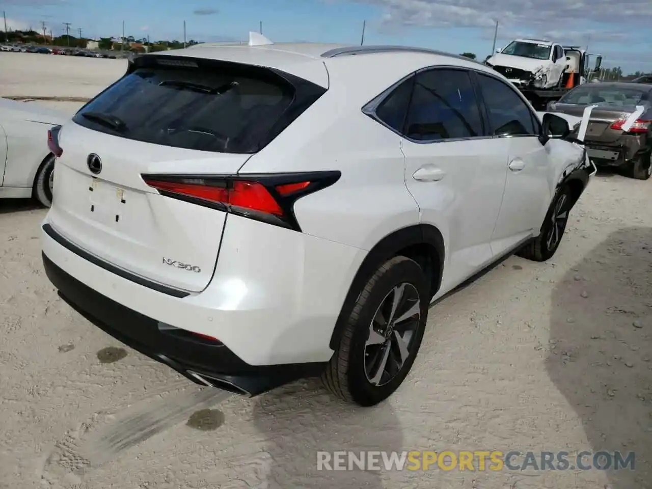 4 Фотография поврежденного автомобиля JTJGARBZ2M5021191 LEXUS NX 2021