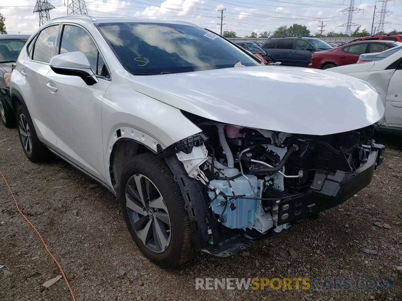 1 Photograph of a damaged car JTJGARBZ2M5022003 LEXUS NX 2021