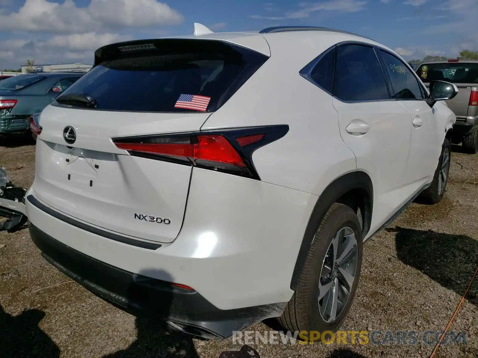 4 Фотография поврежденного автомобиля JTJGARBZ2M5022003 LEXUS NX 2021