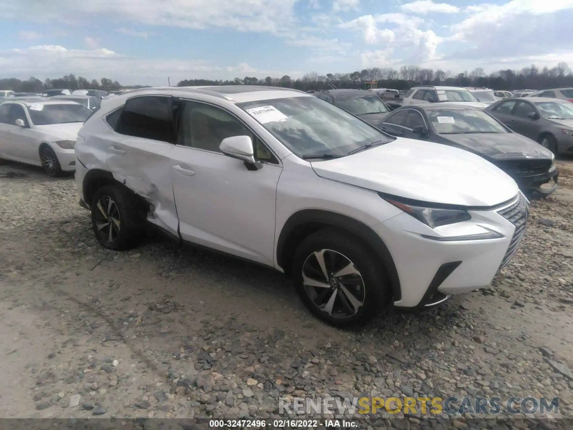 1 Photograph of a damaged car JTJGARBZ2M5022941 LEXUS NX 2021