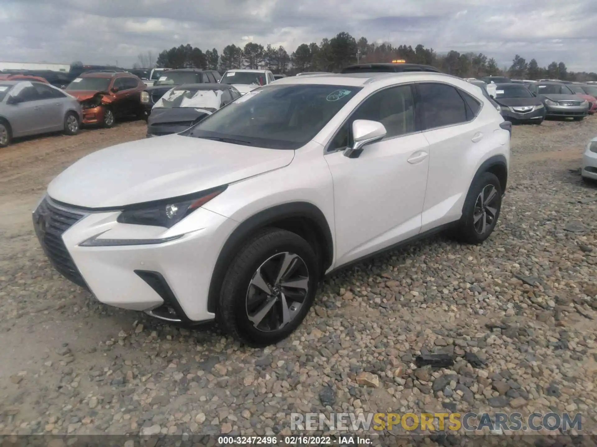 2 Фотография поврежденного автомобиля JTJGARBZ2M5022941 LEXUS NX 2021