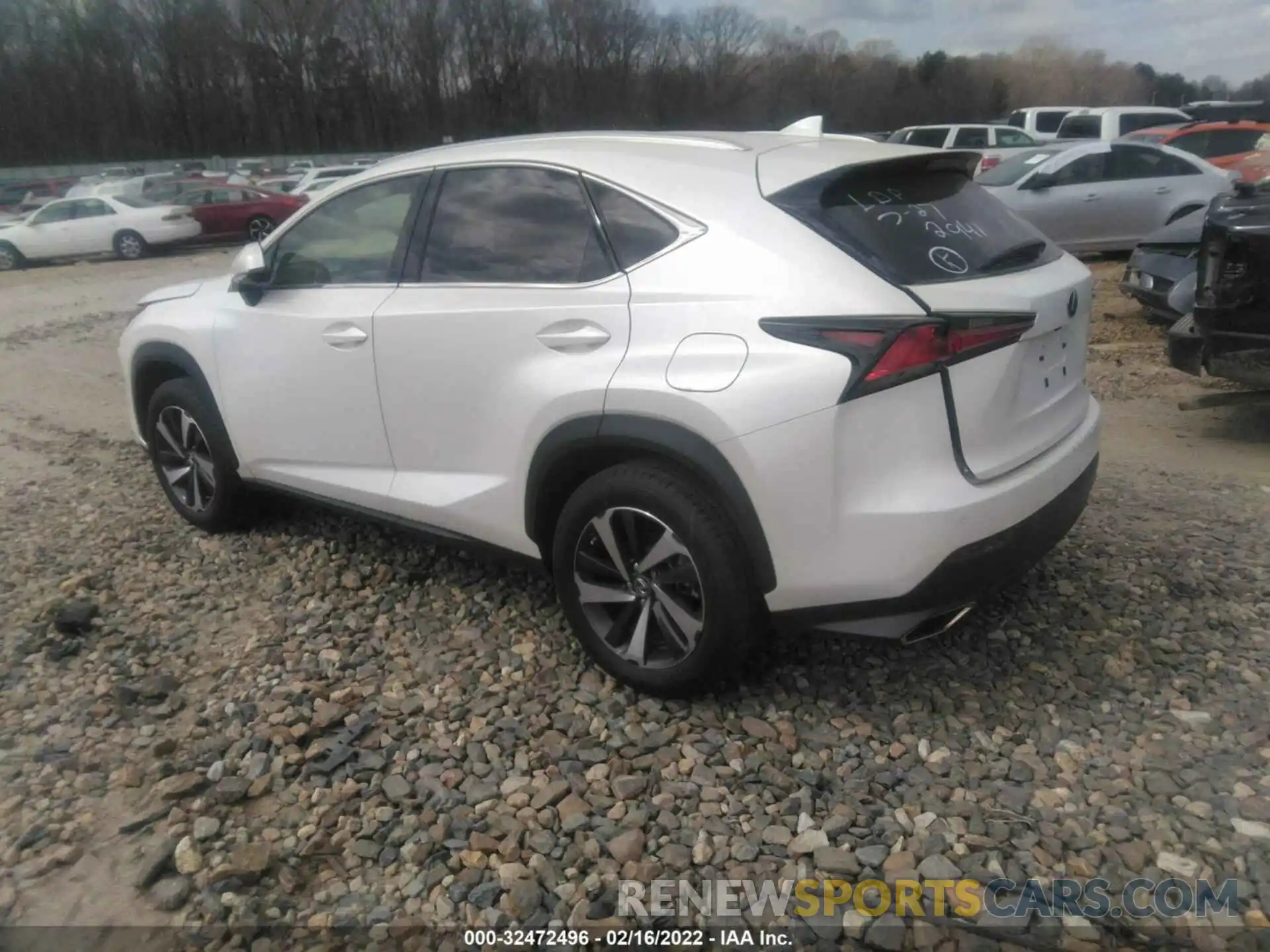 3 Фотография поврежденного автомобиля JTJGARBZ2M5022941 LEXUS NX 2021