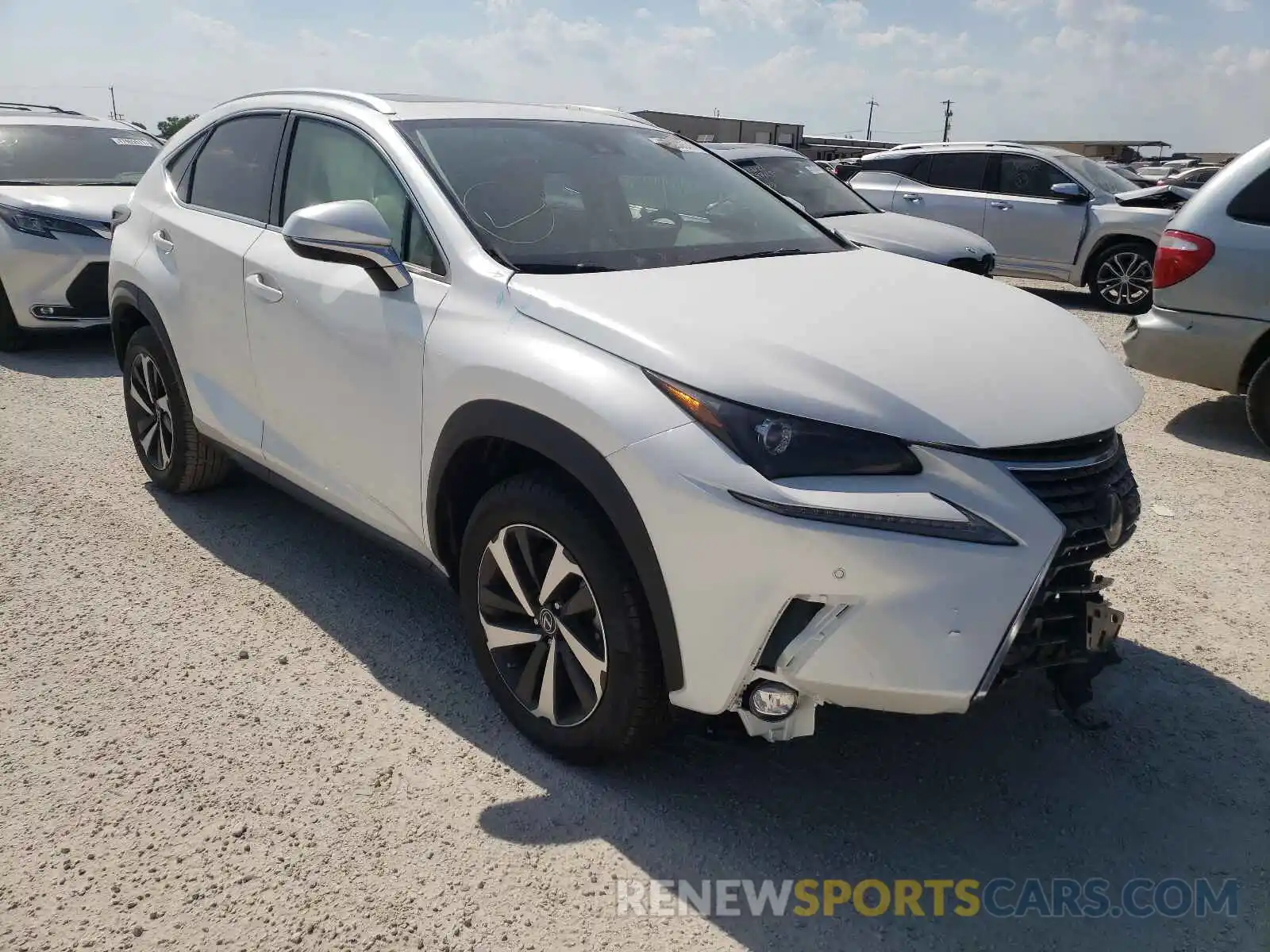 1 Photograph of a damaged car JTJGARBZ2M5023247 LEXUS NX 2021