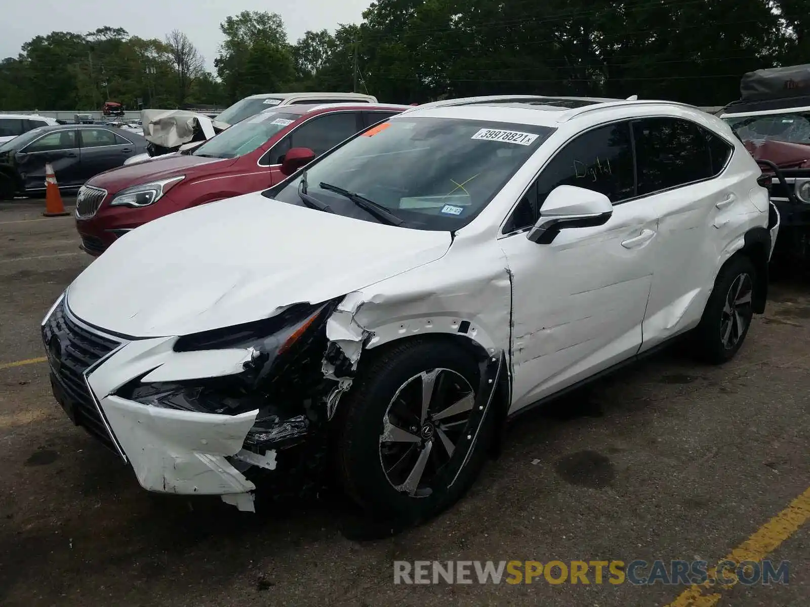 2 Photograph of a damaged car JTJGARBZ2M5024009 LEXUS NX 2021