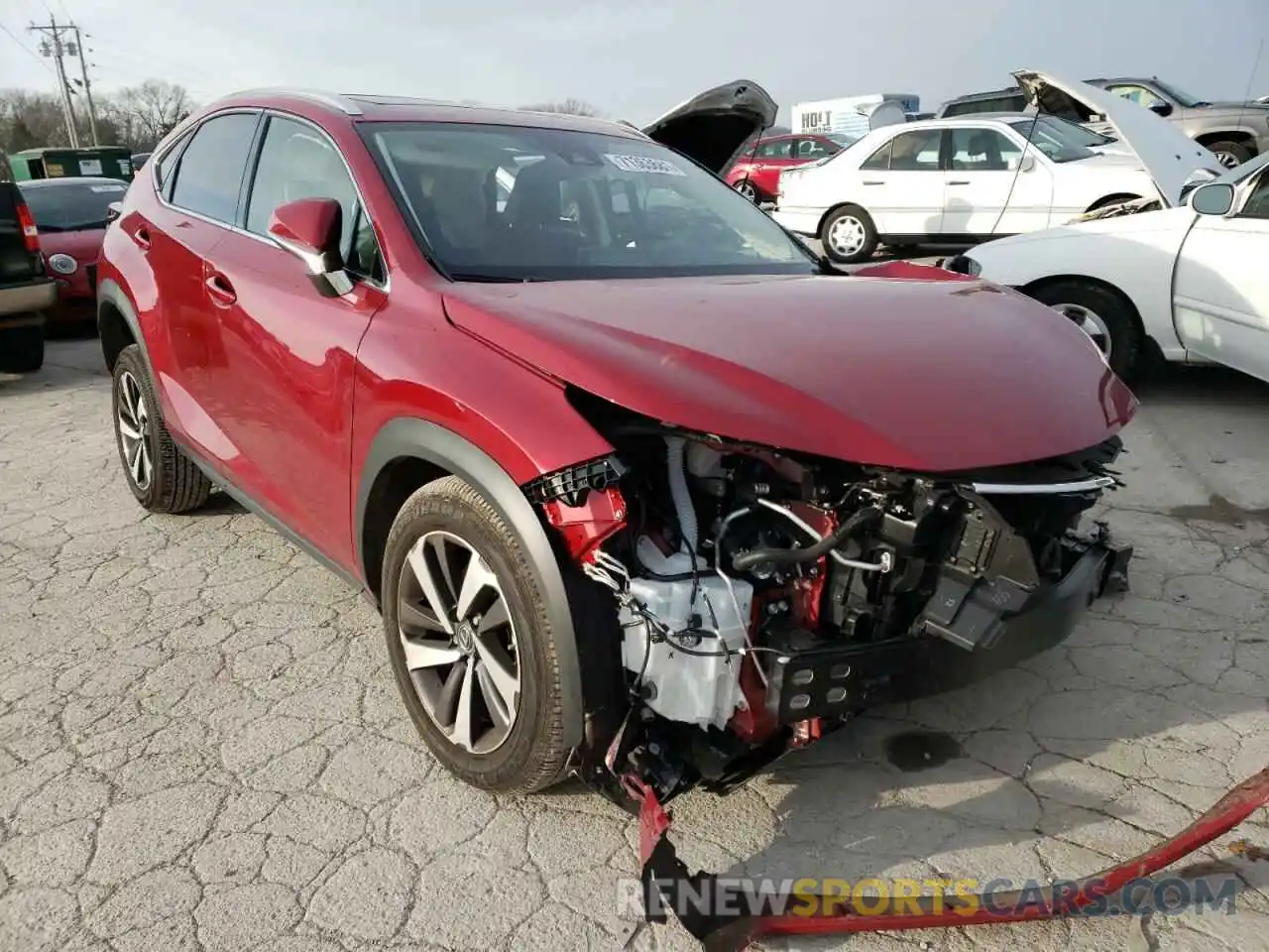 1 Photograph of a damaged car JTJGARBZ2M5031025 LEXUS NX 2021