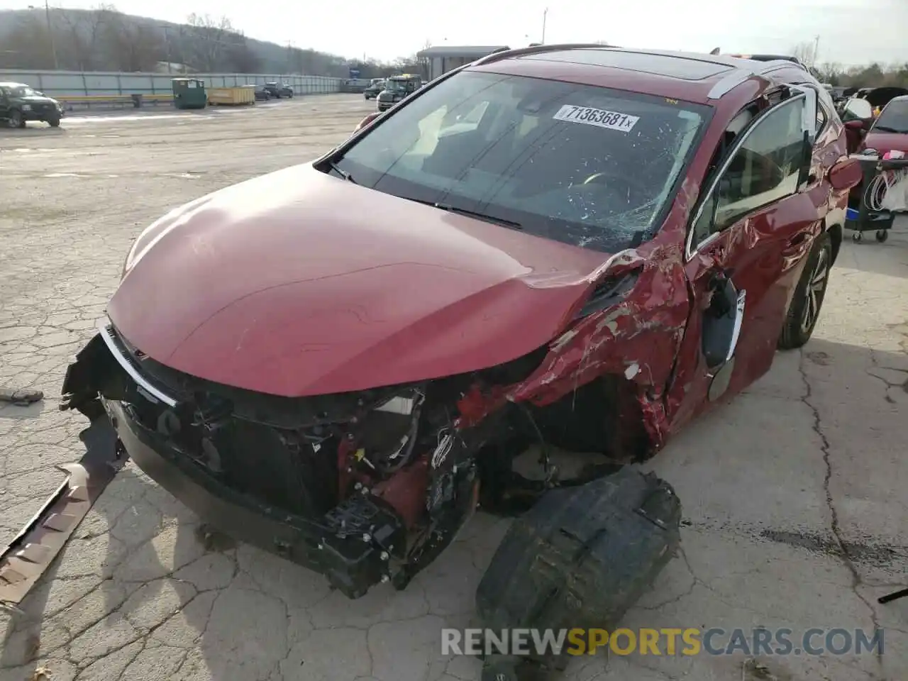 2 Photograph of a damaged car JTJGARBZ2M5031025 LEXUS NX 2021