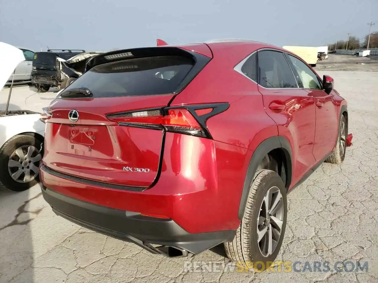 4 Фотография поврежденного автомобиля JTJGARBZ2M5031025 LEXUS NX 2021