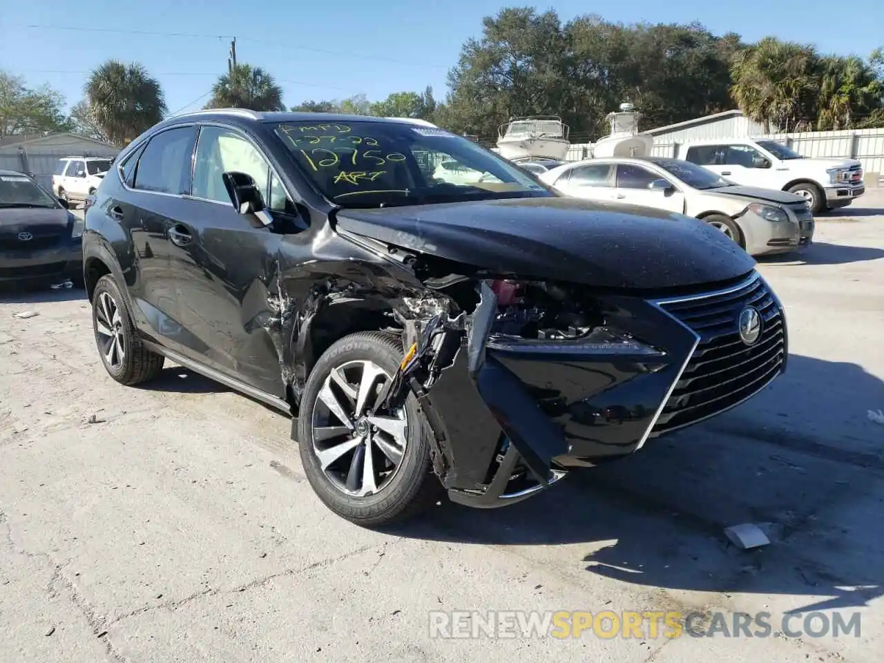 1 Photograph of a damaged car JTJGARBZ2M5033499 LEXUS NX 2021