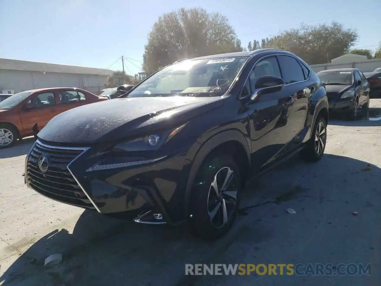 2 Фотография поврежденного автомобиля JTJGARBZ2M5033499 LEXUS NX 2021