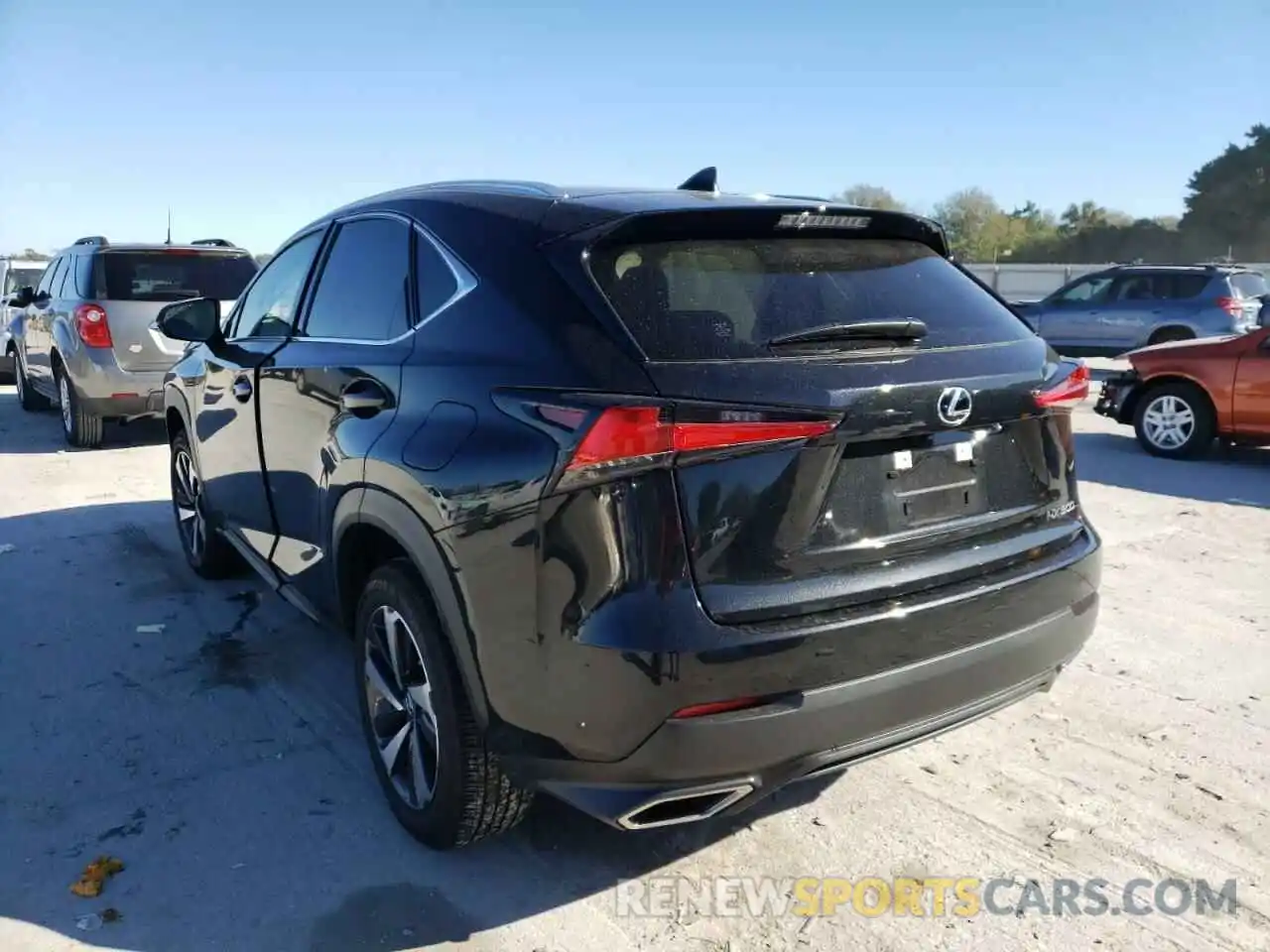 3 Фотография поврежденного автомобиля JTJGARBZ2M5033499 LEXUS NX 2021