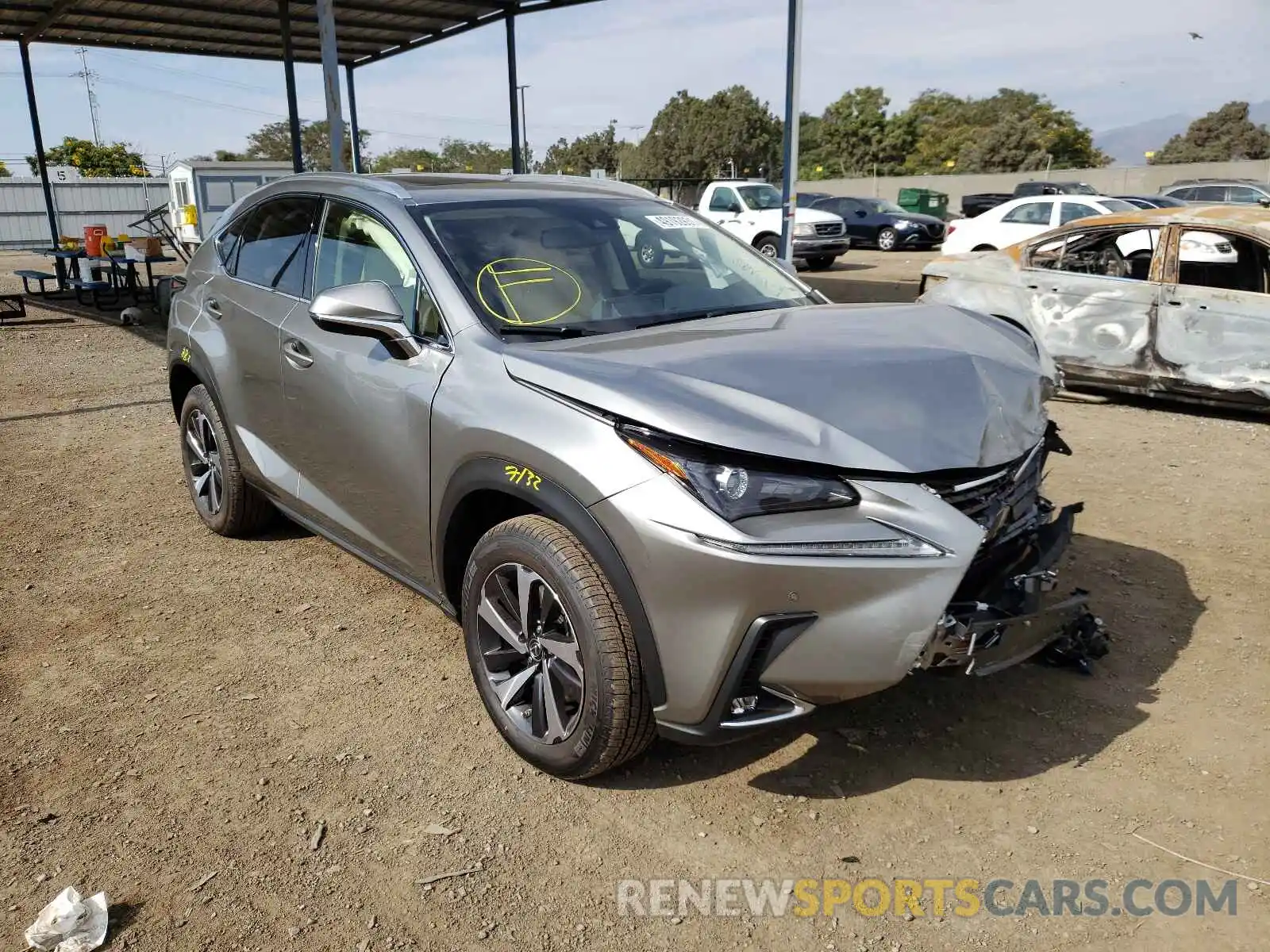 1 Photograph of a damaged car JTJGARBZ3M2180240 LEXUS NX 2021