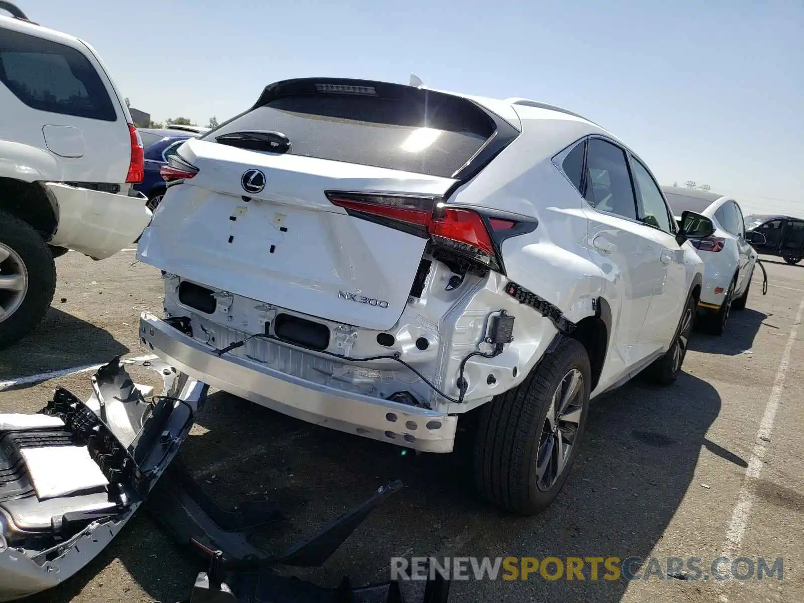 4 Photograph of a damaged car JTJGARBZ3M5027677 LEXUS NX 2021