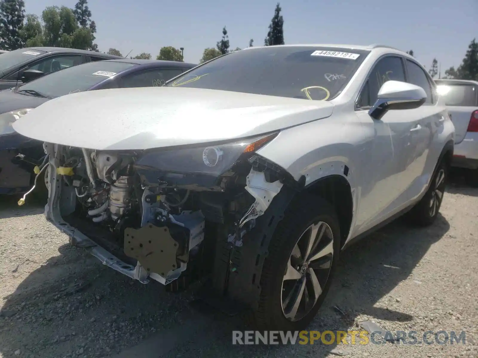 2 Photograph of a damaged car JTJGARBZ3M5028926 LEXUS NX 2021