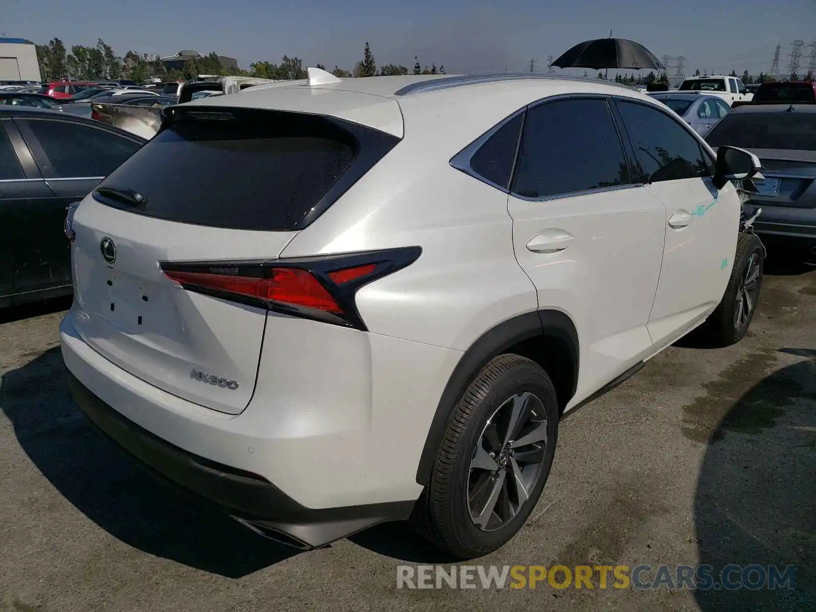 4 Фотография поврежденного автомобиля JTJGARBZ3M5028926 LEXUS NX 2021