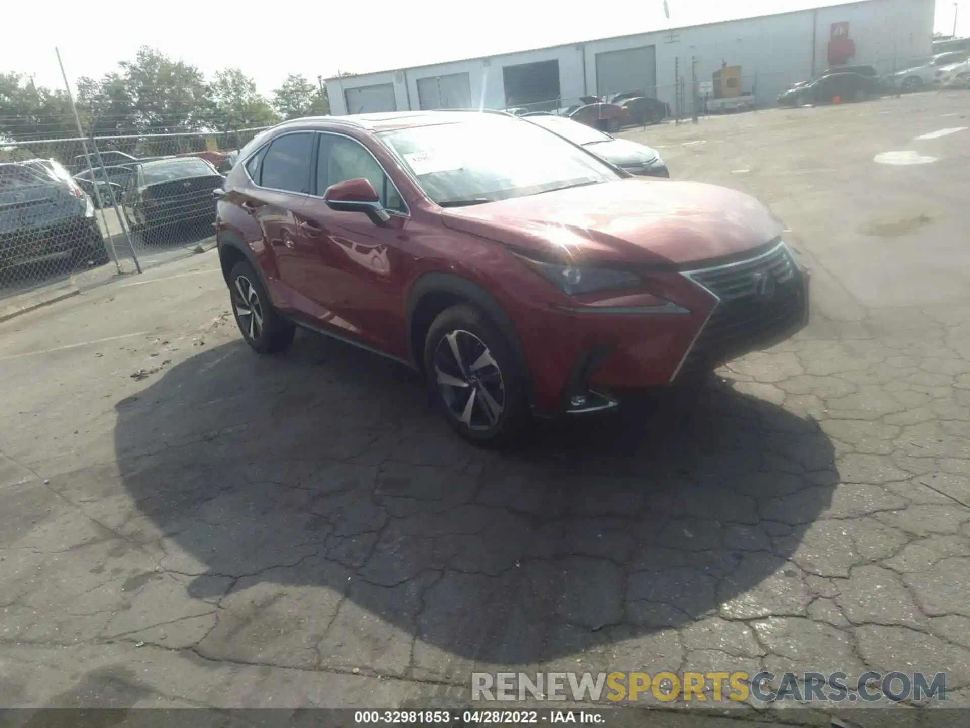 1 Фотография поврежденного автомобиля JTJGARBZ3M5030739 LEXUS NX 2021