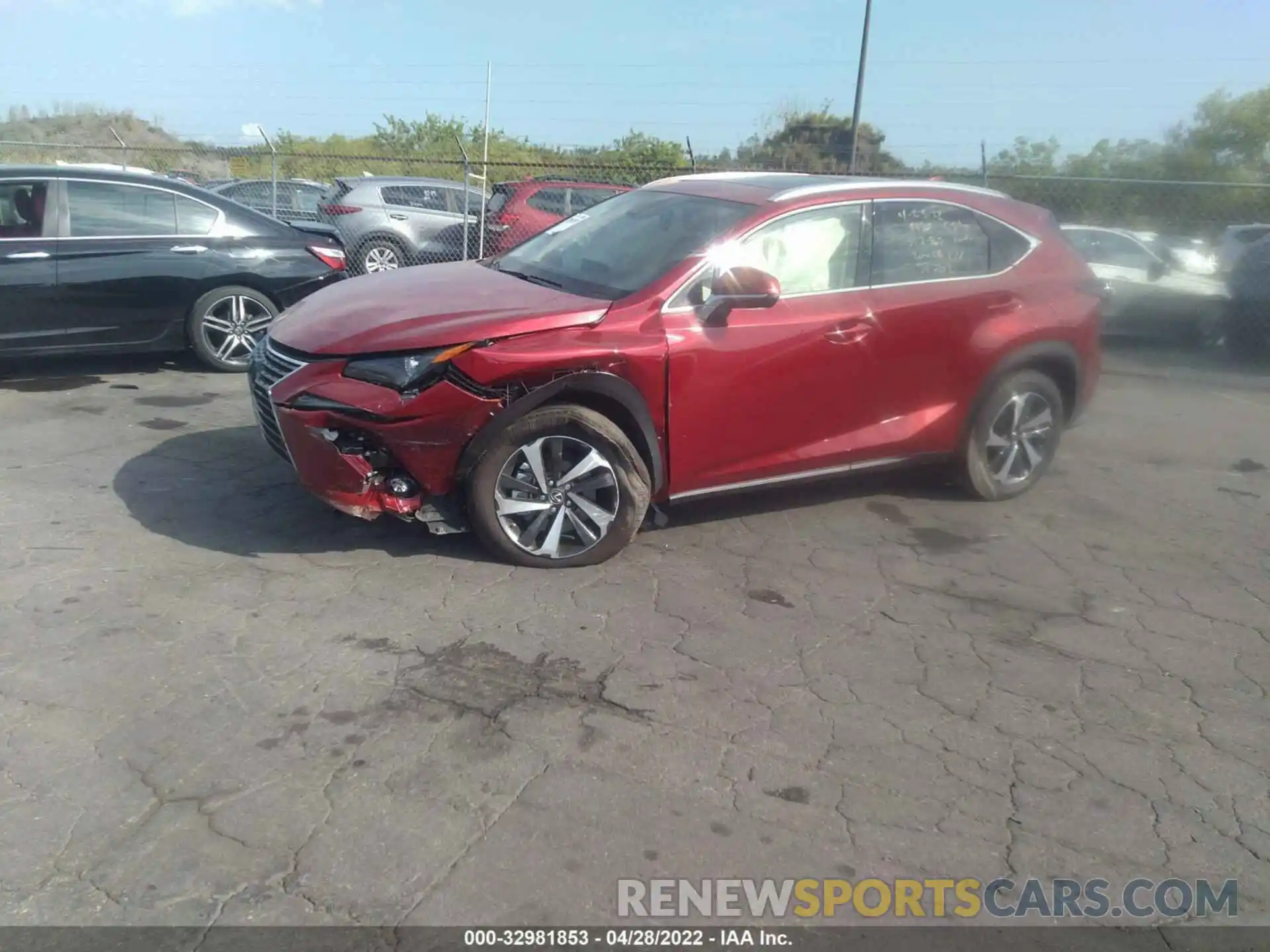 2 Photograph of a damaged car JTJGARBZ3M5030739 LEXUS NX 2021