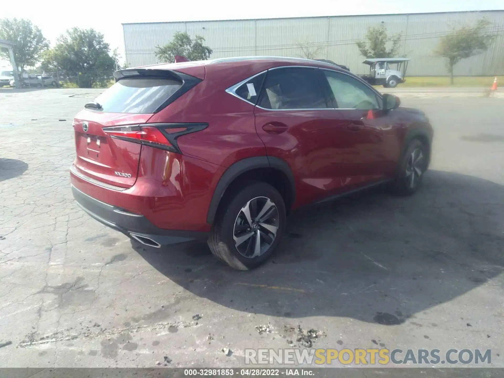 4 Фотография поврежденного автомобиля JTJGARBZ3M5030739 LEXUS NX 2021