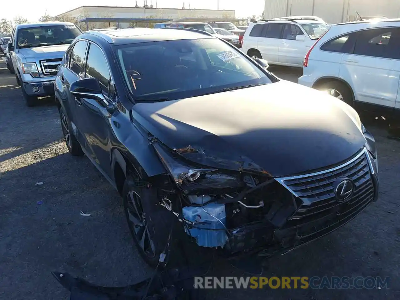 1 Photograph of a damaged car JTJGARBZ3M5033351 LEXUS NX 2021