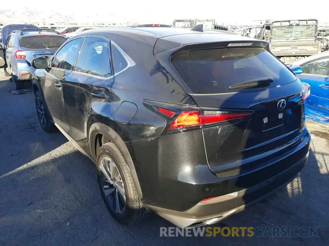 3 Фотография поврежденного автомобиля JTJGARBZ3M5033351 LEXUS NX 2021