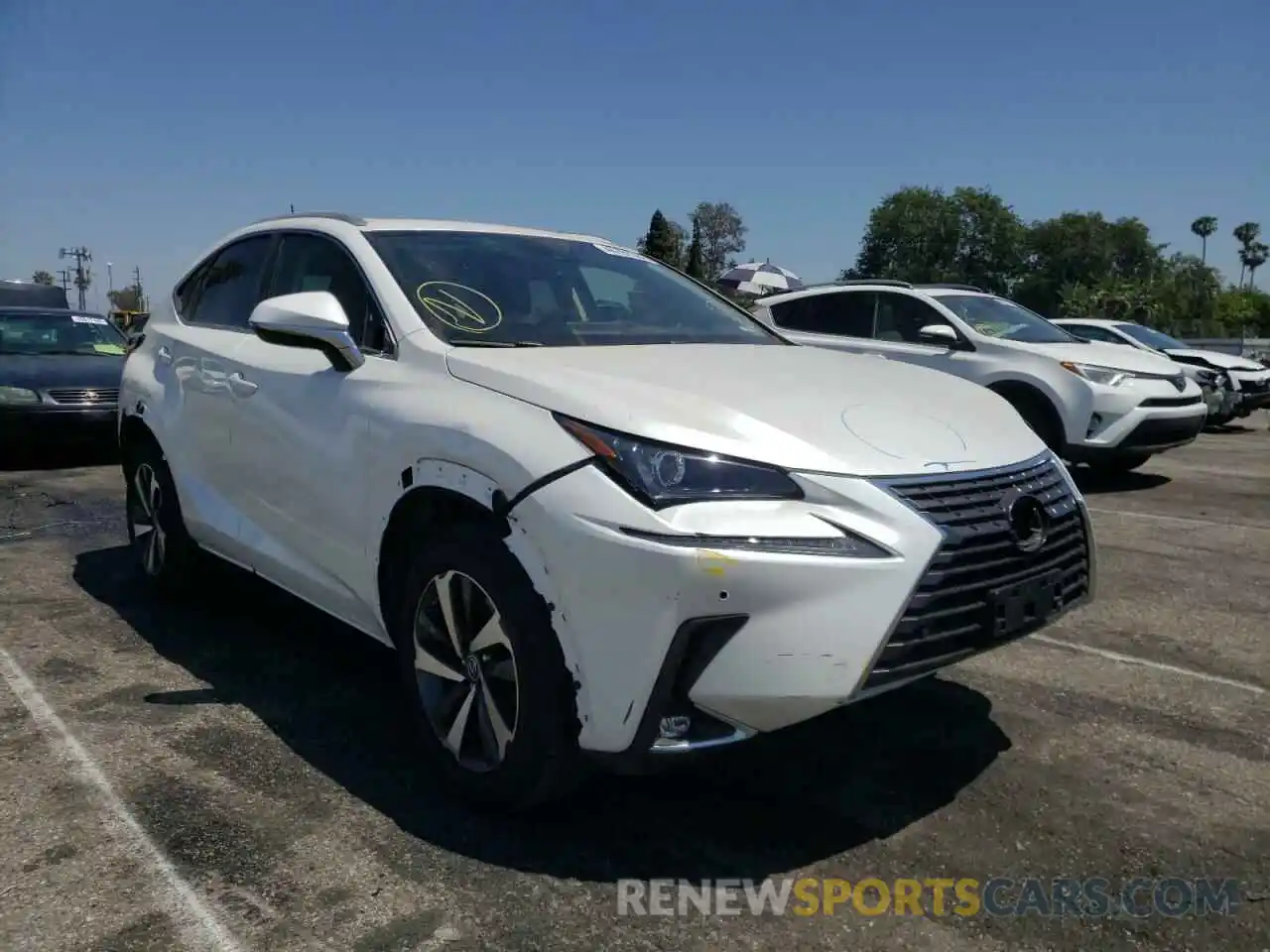 1 Photograph of a damaged car JTJGARBZ4M5026764 LEXUS NX 2021